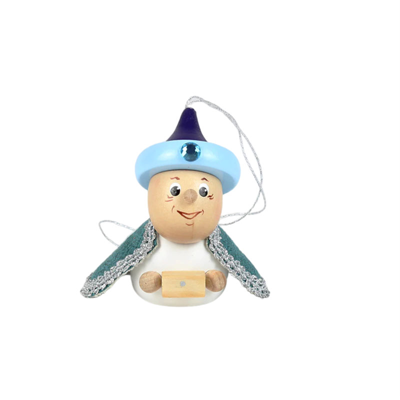Jhalani 3'' Wood Hanging Figurine Ornament