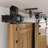 Ceiling Mount Classic Design Double Track Bypass Two Door Hardware Kit (Door Not Included)-86182373