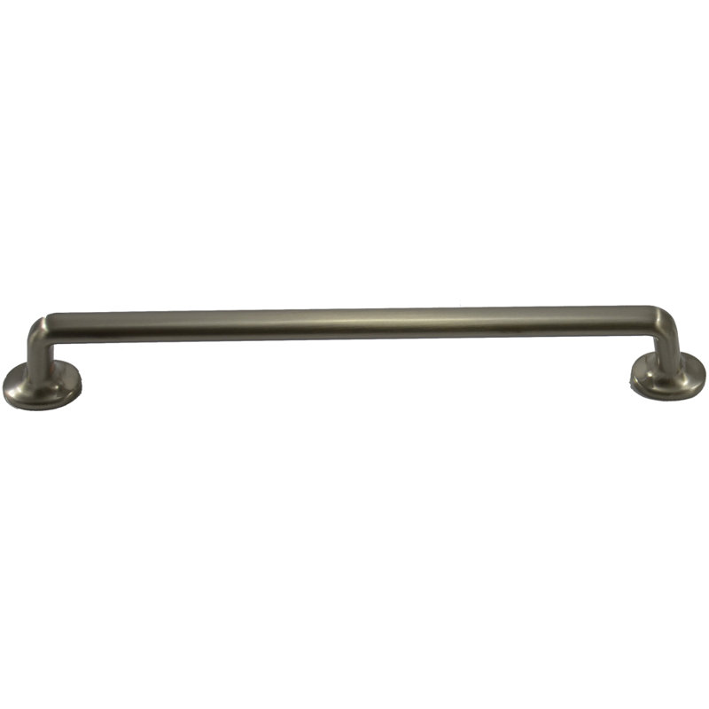 Poignée barre 6 1/2 po Center to Center, Nickel satiné, 9"
