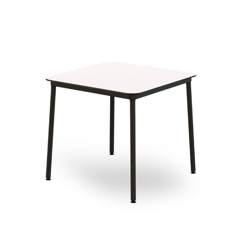 Table de salle à manger Hub, H 29,53 po x L 31,5 po x l 31,5 po, Blanc