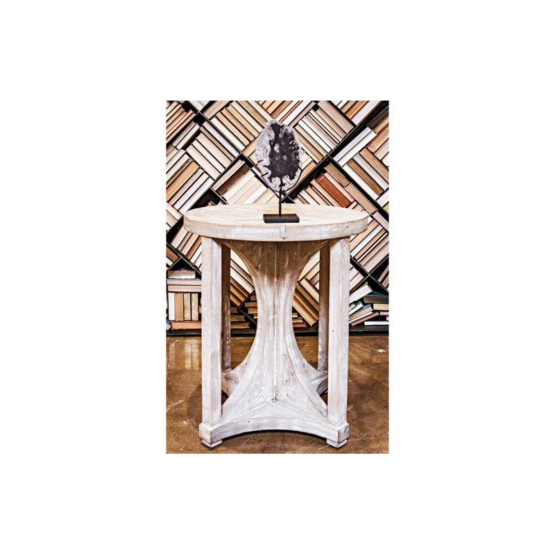 Table d'appoint en bois récupéré Freesia