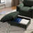 Chaise Lounge Chair Indoor With Storage Ottoman,Chenille Sofa With Usb Port,Cup Holders&Side Pockets-1001971482