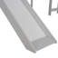 Lit mezzanine simple gris avec glissade et, construction moderne et élégante en pin massif, 14 lattes, garde-corps, sans fondation, facile à assembler, glissière de taille additionnelle, style, bois, structure solide,-974545070