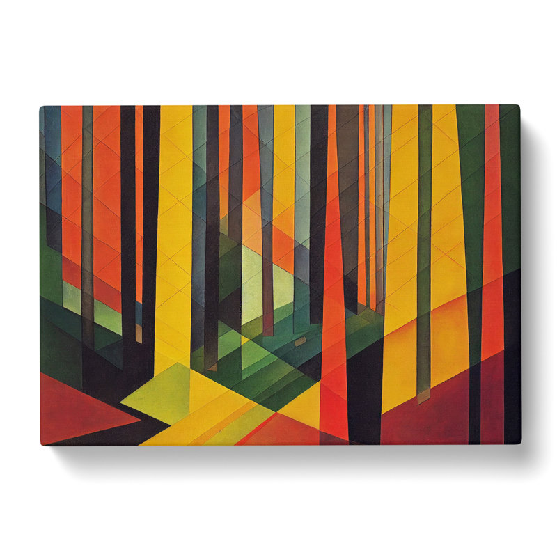 Blooming Abstract Forest - Wrapped Canvas, 40cm H x 60cm W x 3cm D