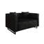 LOVESEAT EN VELOURS NOIR-638295539