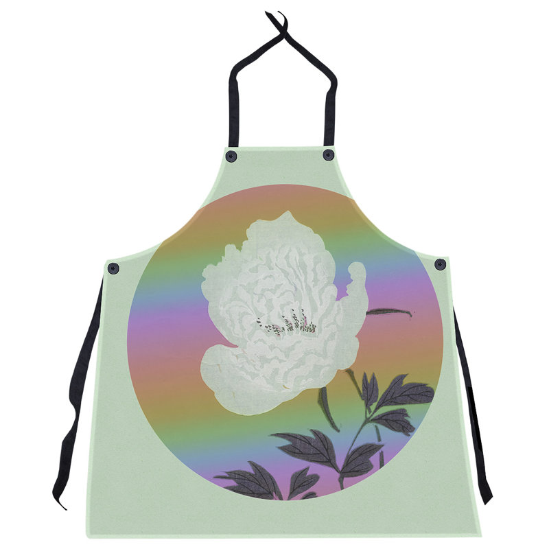 Bib Apron, Green/Yellow