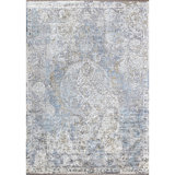 Hand Knotted Area Rug in Multi