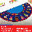 KidCarpet.com Friends Semicircle Classroom Rug, 6'x12' Semicircle