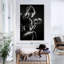 Fitness Lady - reproduction sur toile tendue-136453968