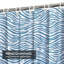 Rideau de douche imperméable à l'eau avec 12 crochets Wave Doodle-1824384052