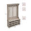 Chalemet Hall Tree 39.4'' Wide with Bench and Shoe Storage-1644278794