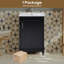 Petit meuble-lavabo moderne de 20 pouces avec lavabo en céramique - 20 * 14,5 * 33,3 pouces, rangement spacieux, 1 porte à fermeture douce-108804082-108804083