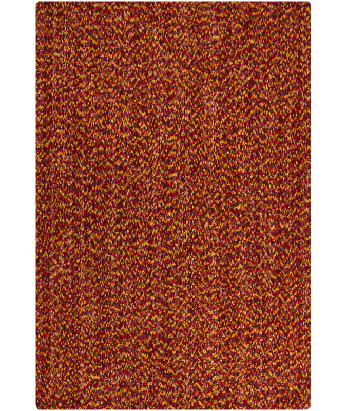 Tapis de la zone rouille Glencourt, 5 pi x 7 pi 6 po