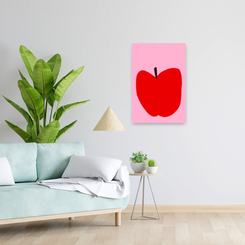 Art mural Crimson Simplicity, H 24 po x l 16 po