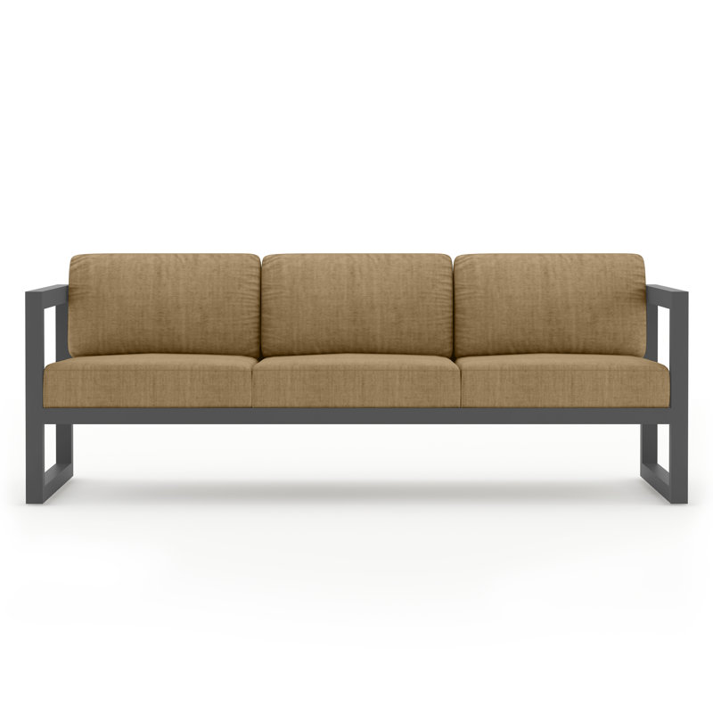 Avion 4 Piece Sofa Set With Swivel, Slate, Spectrum Indigo Sunbrella®