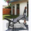 Chaise longue de patio avec dossier inclinable-129427513