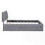 Lit plateforme tapissier avec lit gigogne double Teddy-746871423-746871409