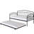 Twin Daybed With Trundle, Black - Metal, Bedroom Observable Regal