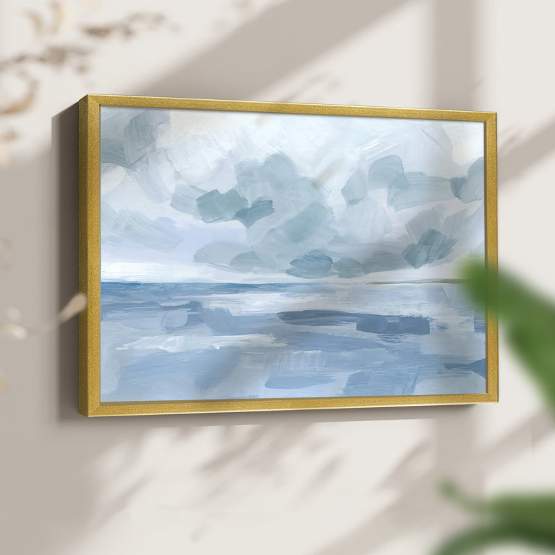 Calm Seascape II -Framed Print - Restickable