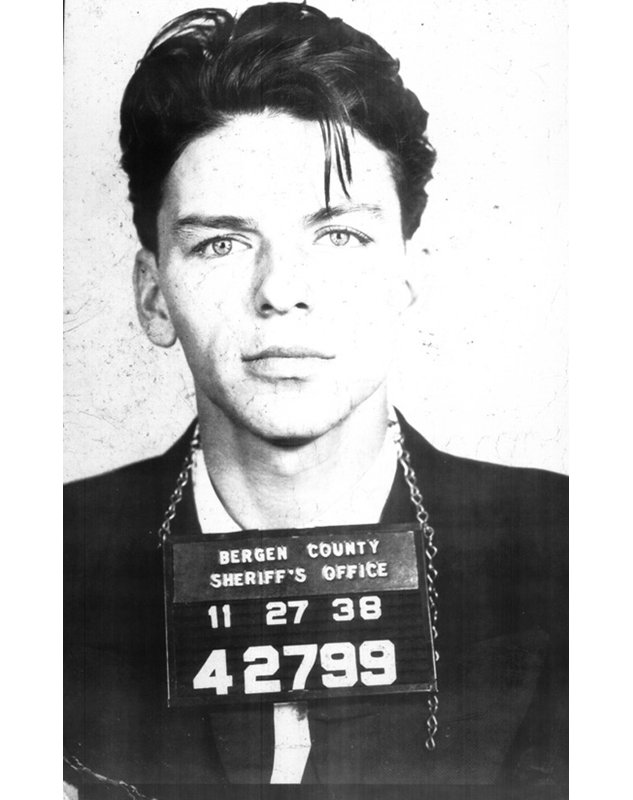Frank Sinatra Mugshot, 40" H x 25" W