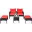 Rares 2 Seater Rattan Conversation Set