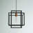 Breen 1 - Light Black Lantern Pendant