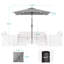 Parasol de marché carré 78 po Royden-79006072