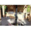 AMALFI IVORY 4 Seater Padded Set including 2.3m Parasol