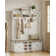 Hall Tree 59.1" Wide with Bench and Shoe Storage