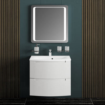 Hayko 22.5'' Single Bathroom Vanity with Acrylic Top