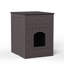 Enceinte intérieure en bois pour bac à litière avec tiroir, table d'appoint et table de chevet brune pour chats-117813277
