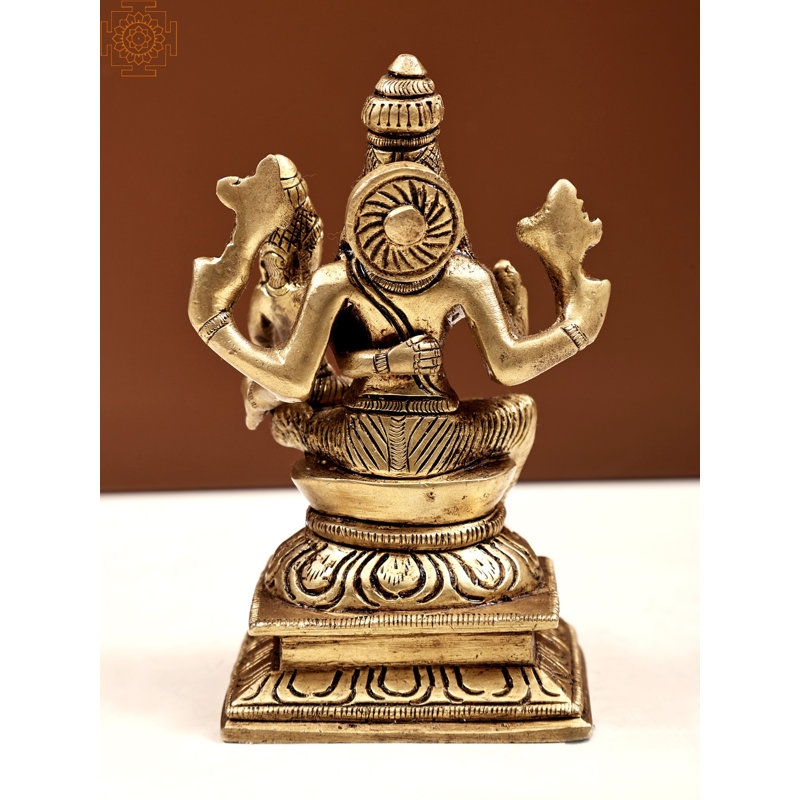 Figurine Lord Narasimha avec la déesse Lakshmi