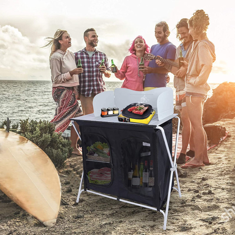 Table de camping pliante Miyisha
