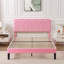 Lit double tapissier double avec 2 tables de chevet - Ensemble de chambre à coucher moderne-1945531557