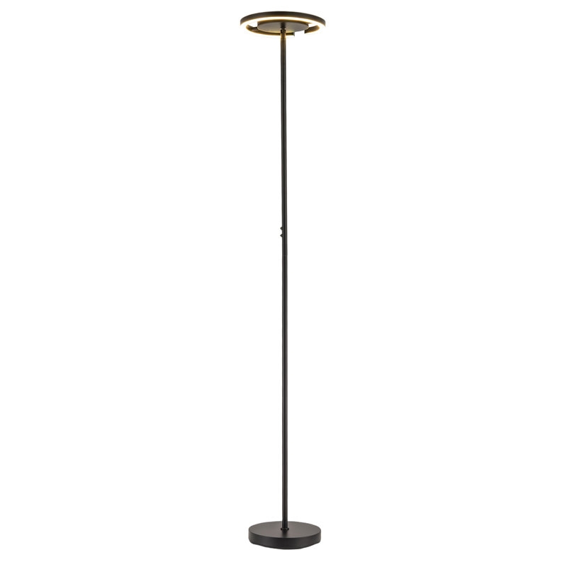 180cm Matte Black LED Traditional Floor Lamp