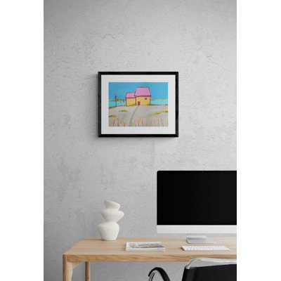 Cottage By The Sea Print by Phyllis Adams