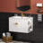 30"Floating Single Bathroom Vanity With Ceramic Top & Right Side Storage Cabinet-835272730