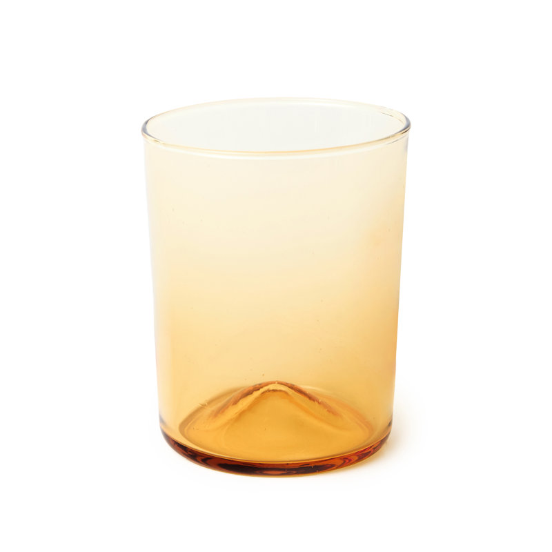 Verona Glass Drinking Glass, Amber