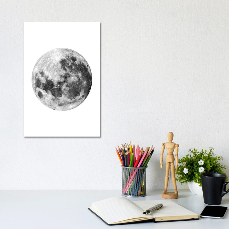 Full Moon by Brandon Wong - Wrapped Canvas Print, 30.48cm H x 20.32cm W x 1.91cm D