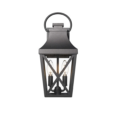 Outdoor Wall Lights, Porch Lights, Waterproof Outdoor Wall Sconce, Exterior Light With Clear Glass Shade For Garage Patio Front Door Balcony