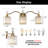 3-light Dimmable Bathroom Crystal Glass Vanity Light-953900774