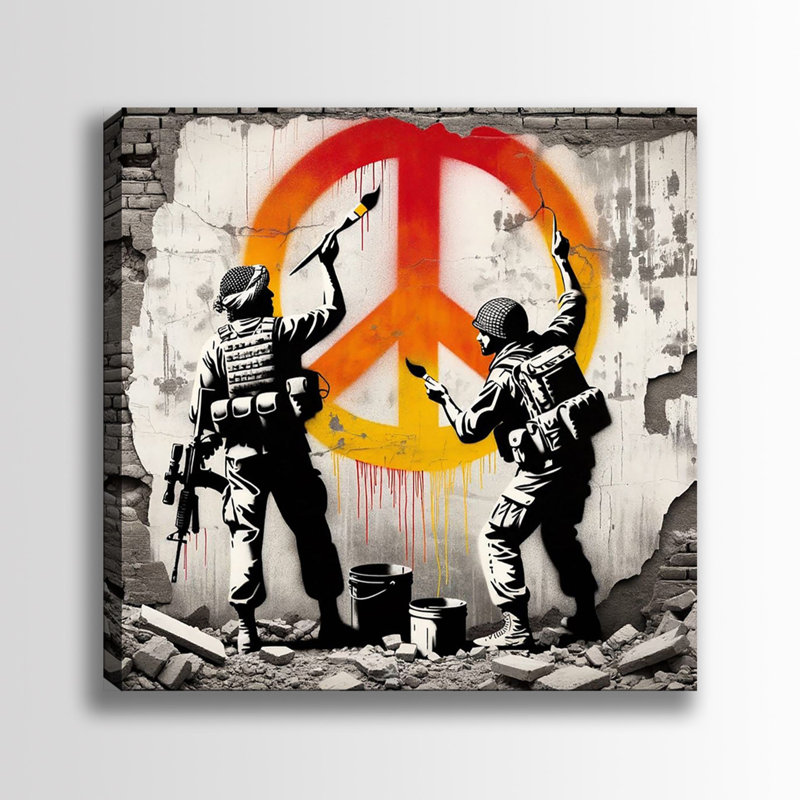Peinture décorative sur toile
