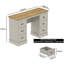 Benniton Dressing Table with 6 Drawers-115789109