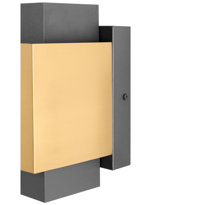 Outdoor LED Wall Light TIMOK Brass