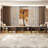 47.24''w Fluted Entryway Shoe Storage Bench With 4 Doors And Adjustable Shelf-480176588