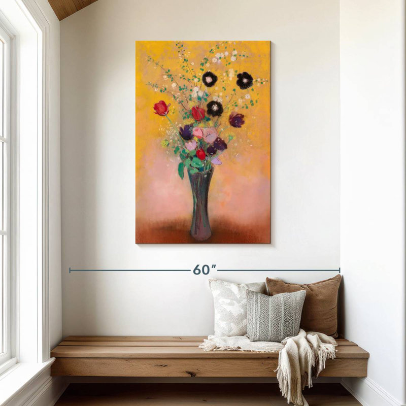 Vase de fleurs Harnek 1916, H 45 po x l 30 po