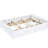 White Wood Queen Size Bed With 6 Drawers - Stable & Gorgeous Platform Drawer Storage Chic-1266861229