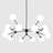 Lynanne 15 - Light Chandelier Modern Chandelier Dining Room Chandelier Bubble Chandelier Modern Dining Light Fixtures Black Chandelier