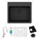 25" x 22" x 9-1/2" Drop-In Kitchen Sink Kit with Faucet