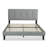 Dajai Upholstered Unfinished Platform Bed-955523316-955518761